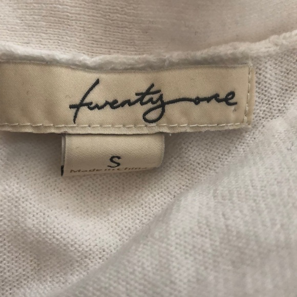 Forever 21 Cardigan Size S Color Cream - Picture 8 of 9